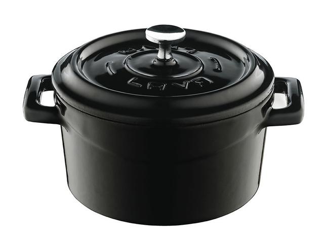 lava casserole mini rond - Ø100mm - 0.35ltr - black/black