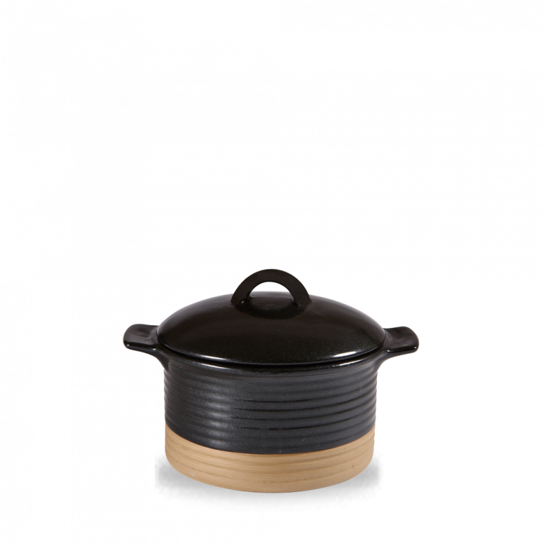 churchill art de cuisine igneous cocotte met deksel - Ø159mm - 0.53ltr - igneous black