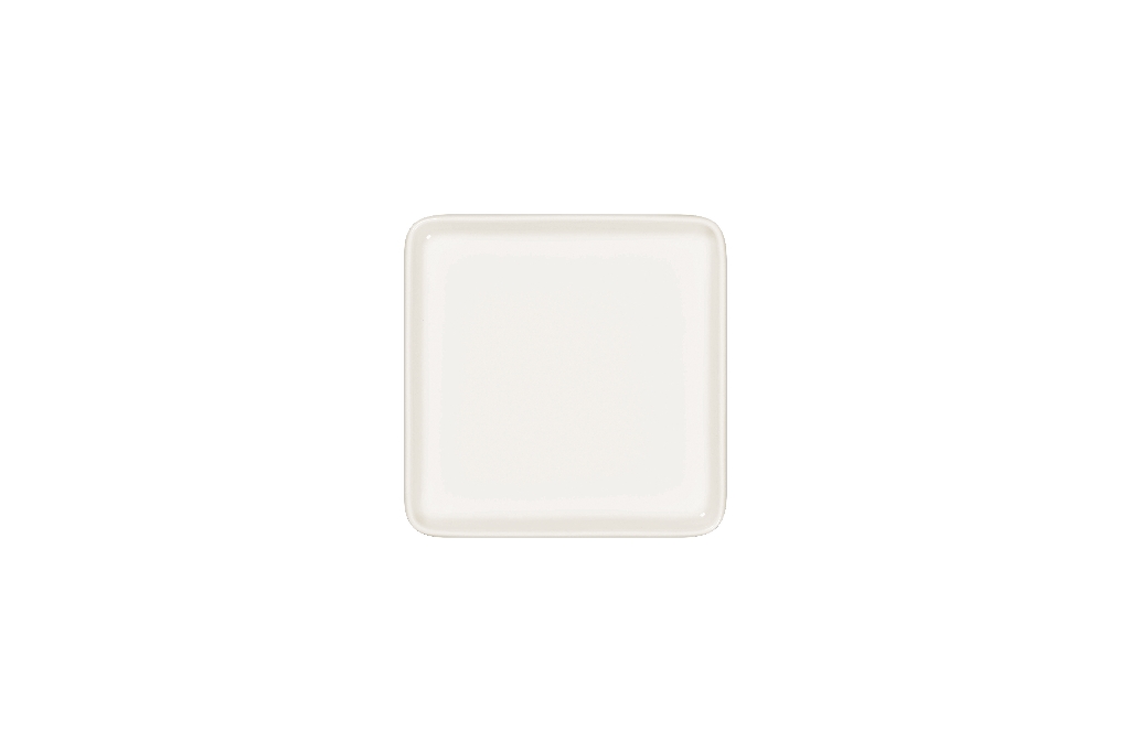 rak fractal bord plat vierkant / deksel voor ftsdp16 - 160x160mm - ivoris white