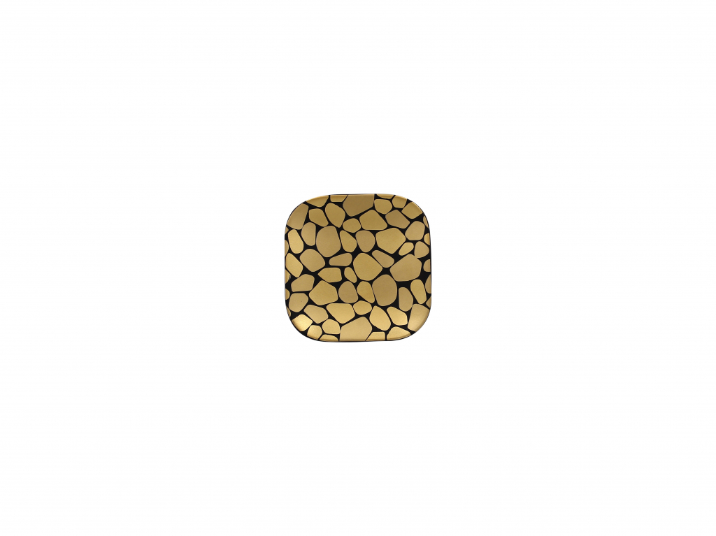 rak pebbles bord vierkant - 110x110x17mm