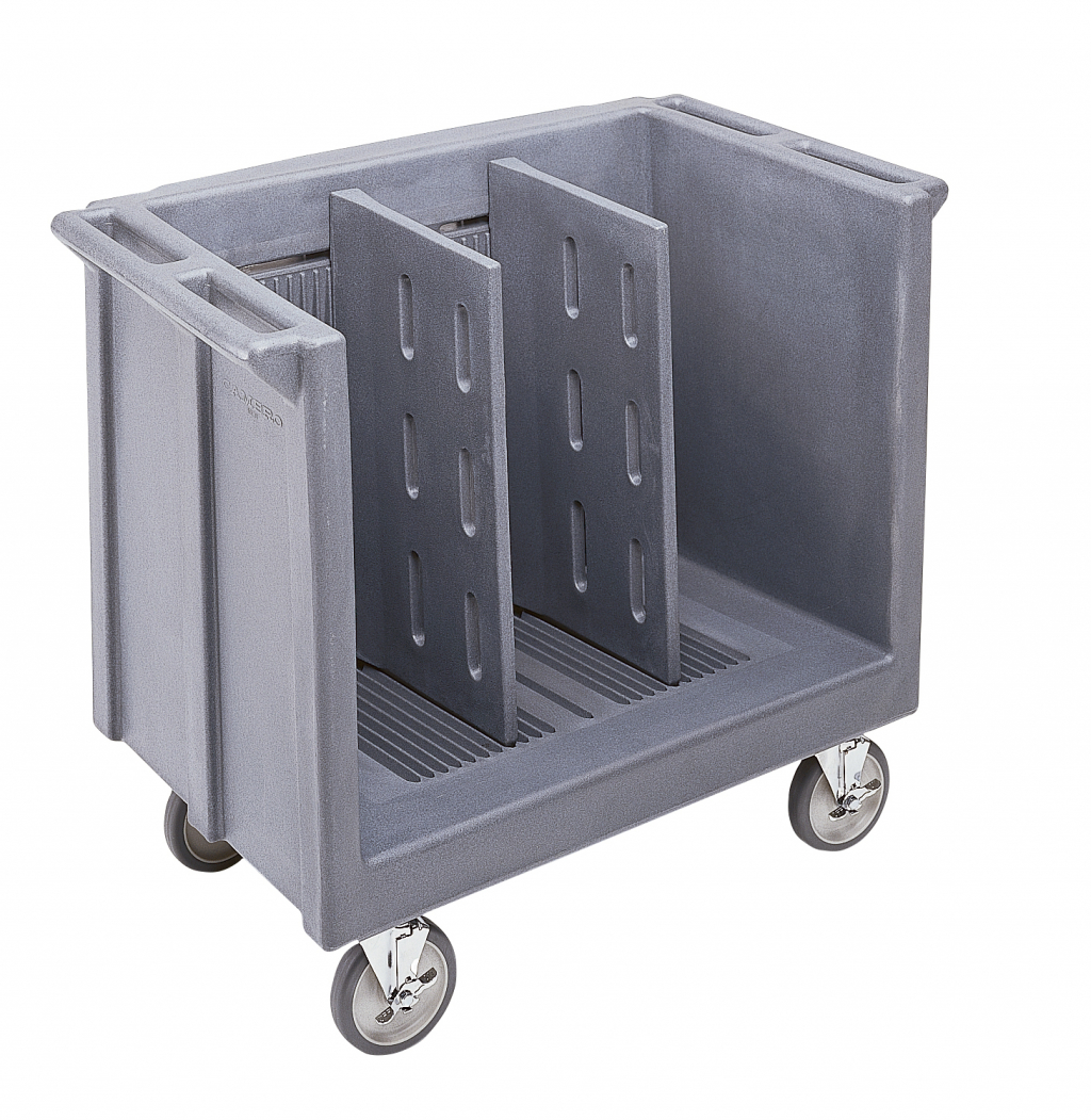 cambro dienblad/bordenwagen verstelbaar - 990x590x880mm - granite gray