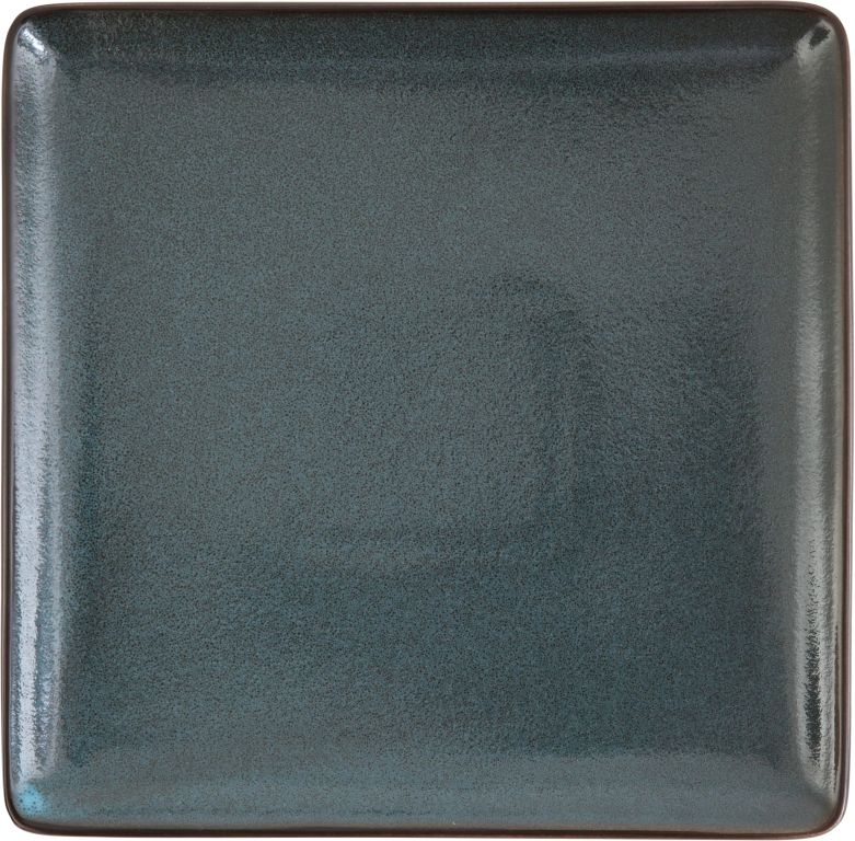 fortessa stone blue bord plat coupe vierkant - 230x230x15mm