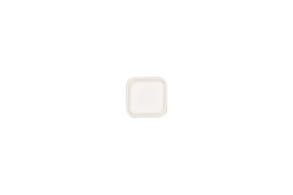 rak fractal bord plat vierkant / deksel voor ftsu23 - 80x80mm - ivoris white