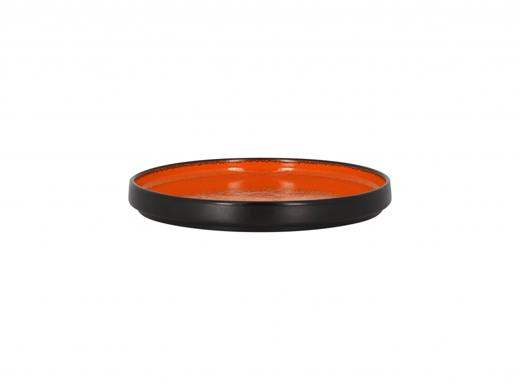 rak fire bord plat zonder rand/deksel frnodp20or - Ø200mm - orange