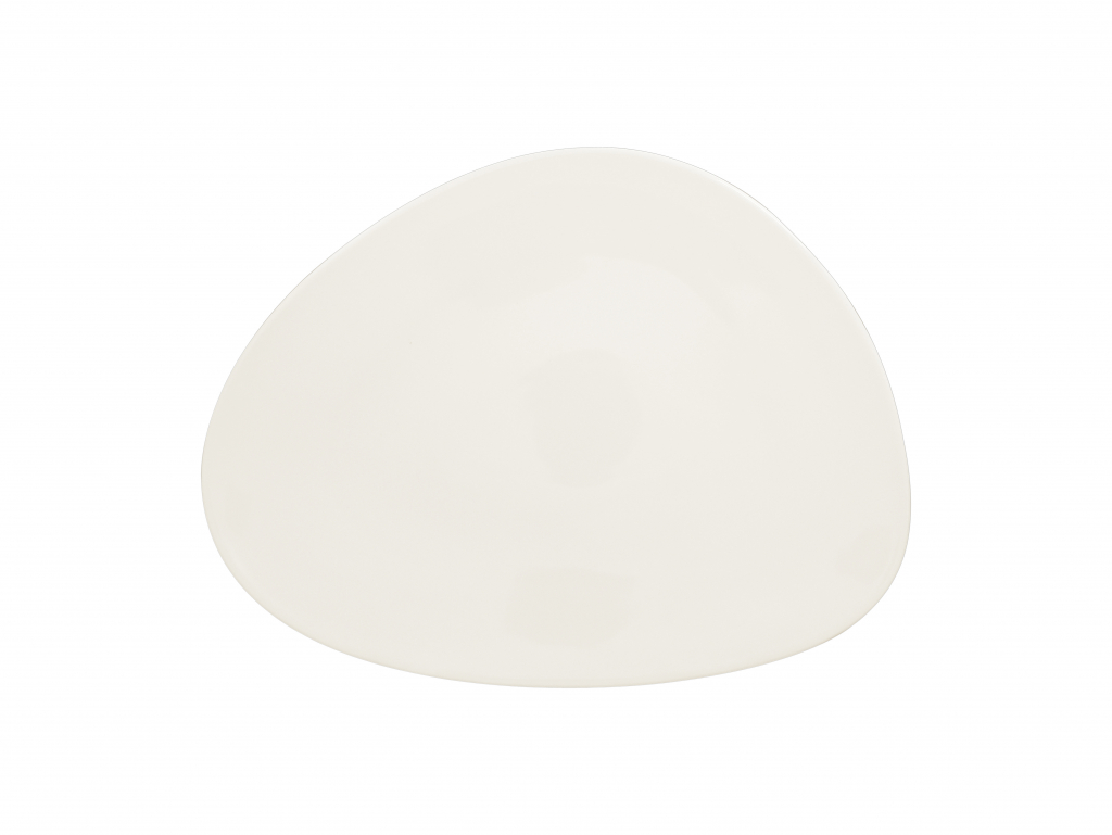 rak suggestions shaped bord plat - 330x250x15mm - plain white