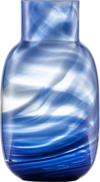 zwiesel glas waters vaas groot - h 277mm - blauw