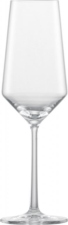 zwiesel glas pure champagneglas met mp 77 - 0.297 ltr - geschenkverpakking 2 glazen