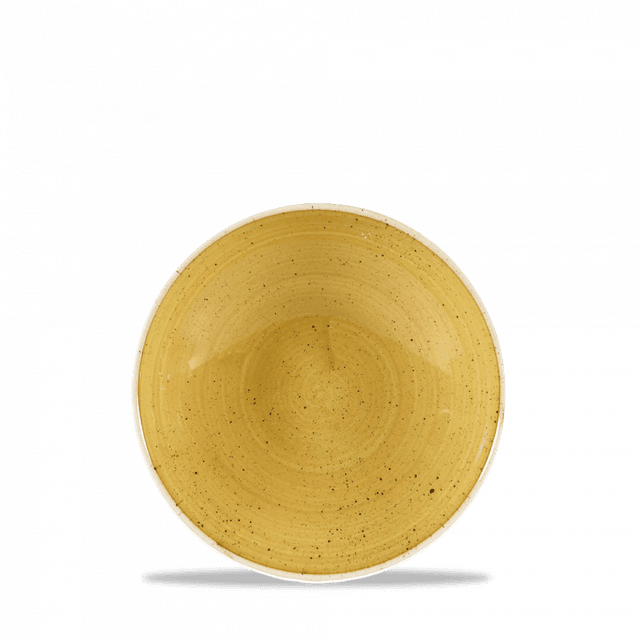 churchill stonecast coupebord - Ø182mm - mustard