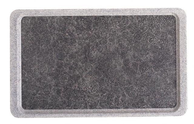 cambro dienblad smc anti-slip - 530x325mm - titan/granite