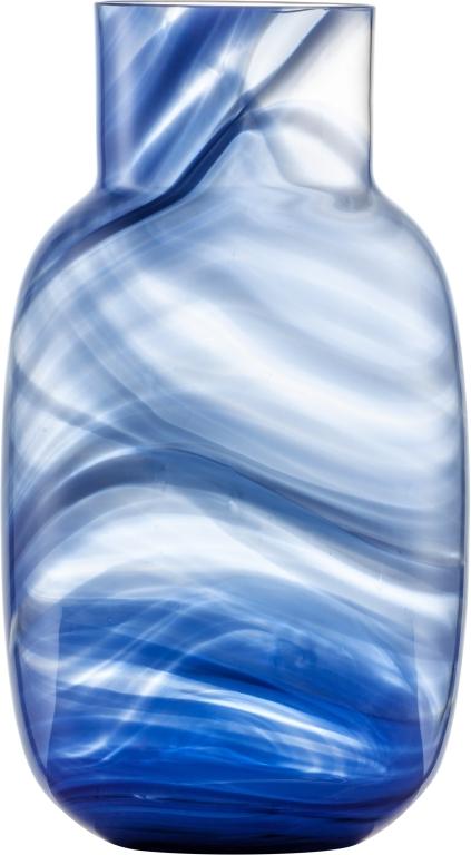 zwiesel glas waters vaas klein - h 220mm - blauw