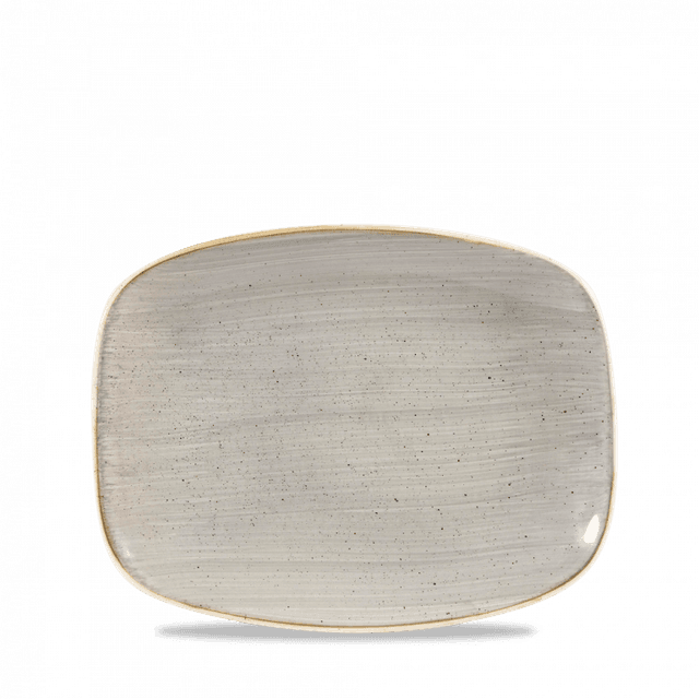 churchill stonecast chef's bord langwerpig - 261x202mm - peppercorn grey