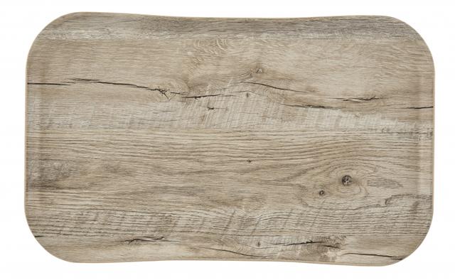 cambro dienblad wood grain - 530x370mm - light oak