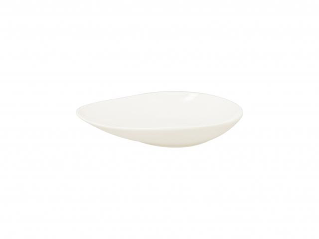 rak suggestions shaped saladeschaal - 250x210x45mm - plain white