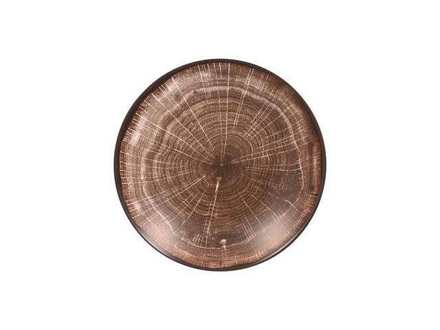 rak woodart bord diep coupe - Ø260mm - oak brown
