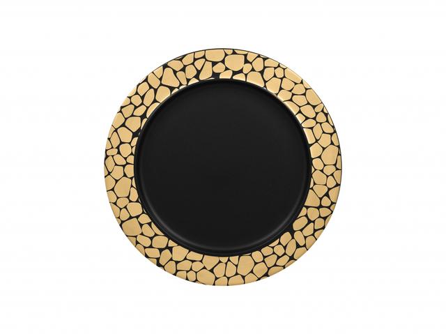 rak pebbles bord plat met rand - Ø280mm