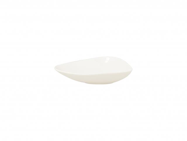 rak suggestions shaped saladeschaal - 190x150x45mm - plain white