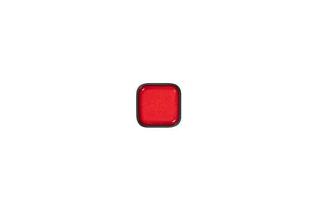 rak fractal bord plat vierkant / deksel voor frftsu23r - 80x80mm - red