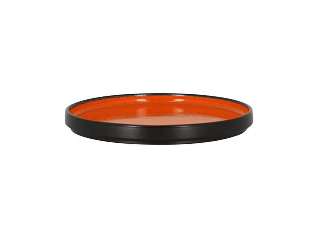 rak fire bord plat zonder rand/deksel frnodp23or - Ø230mm - orange