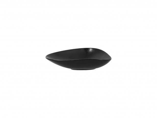 rak suggestions shaped saladeschaal - 190x150x45mm - karbon black