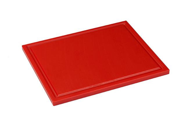interlux snijplaat met sapgoot - 600x400x15mm - rood