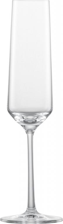 zwiesel glas pure champagneflûte met mp 7 - 0.215 ltr - geschenkverpakking 2 glazen