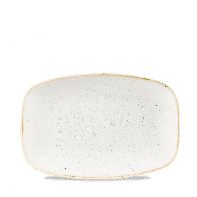 churchill stonecast chef's bord langwerpig - 237x157mm - barley white