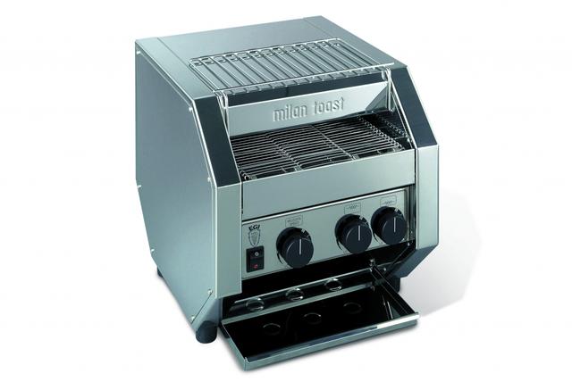 milan toast conveyor toaster 700 stuks - 340x410x360mm