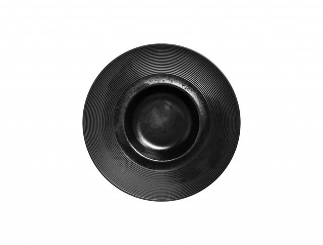 rak edge gourmet bord diep - Ø260mm - black