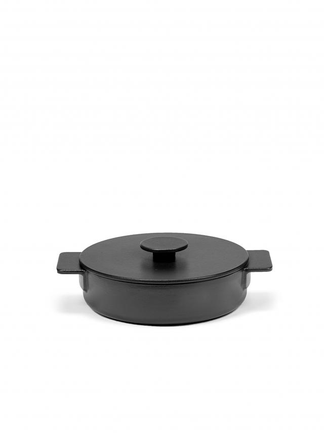 serax surface braadpan geëmailleerd gietijzer - Ø230mm - 1.7ltr - zwart