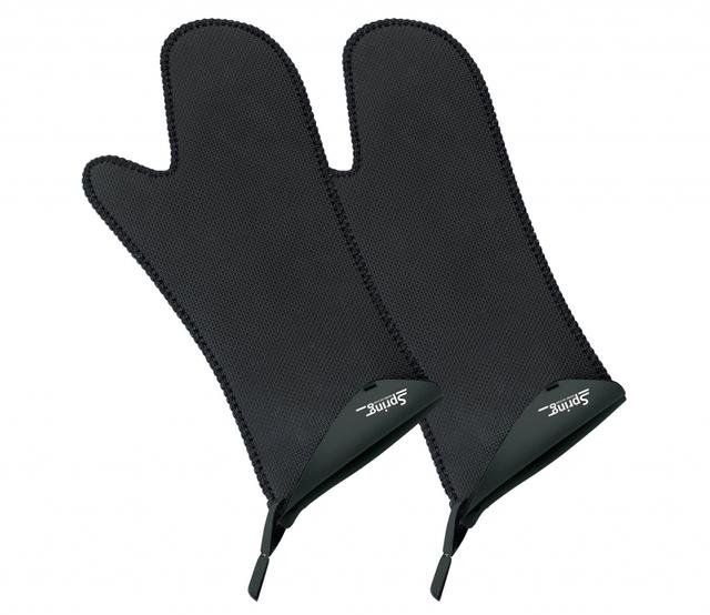 spring handschoen lang - zwart 1 paar