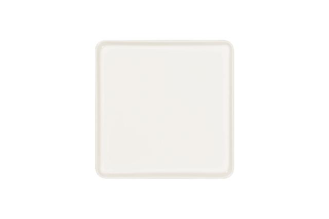 rak fractal bord plat vierkant / deksel voor ftsdp24 - 240x240mm - ivoris white
