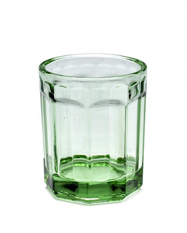 serax fish & fish glas medium - 0.22ltr - transparant groen