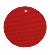 lotusgrill pannenlap rond - rood
