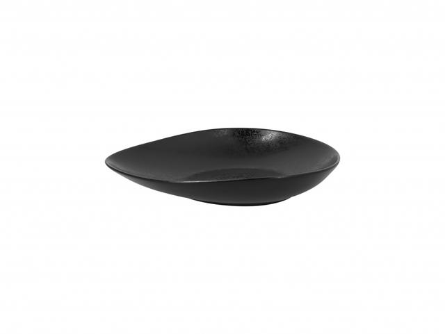 rak suggestions shaped saladeschaal - 250x210x45mm - karbon black