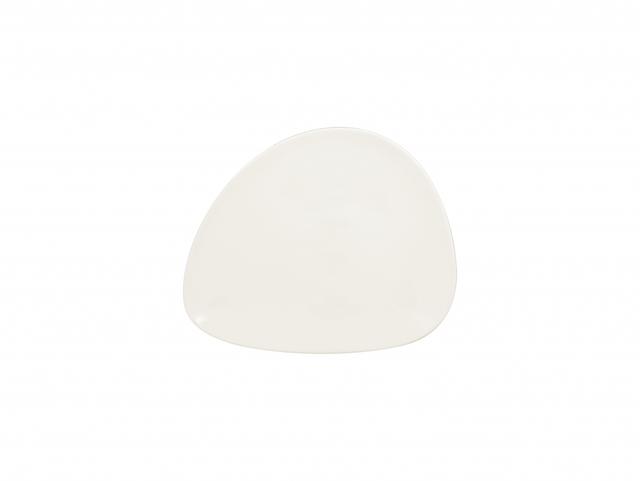 rak suggestions shaped bord plat - 220x180x15mm - plain white